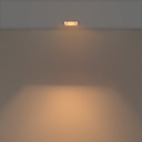 Asymmetrical square recessed downlight ring - Low UGR - Cutout 75x75mm