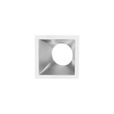 Asymmetrical square recessed downlight ring - Low UGR - Cutout 75x75mm