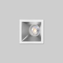 Asymmetrical square recessed downlight ring - Low UGR - Cutout 75x75mm