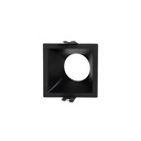 Asymmetrical square recessed downlight ring - Low UGR - Cutout 75x75mm
