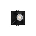 Asymmetrical square recessed downlight ring - Low UGR - Cutout 75x75mm