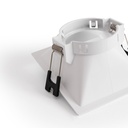 Asymmetrical square recessed downlight ring - Low UGR - Cutout 75x75mm
