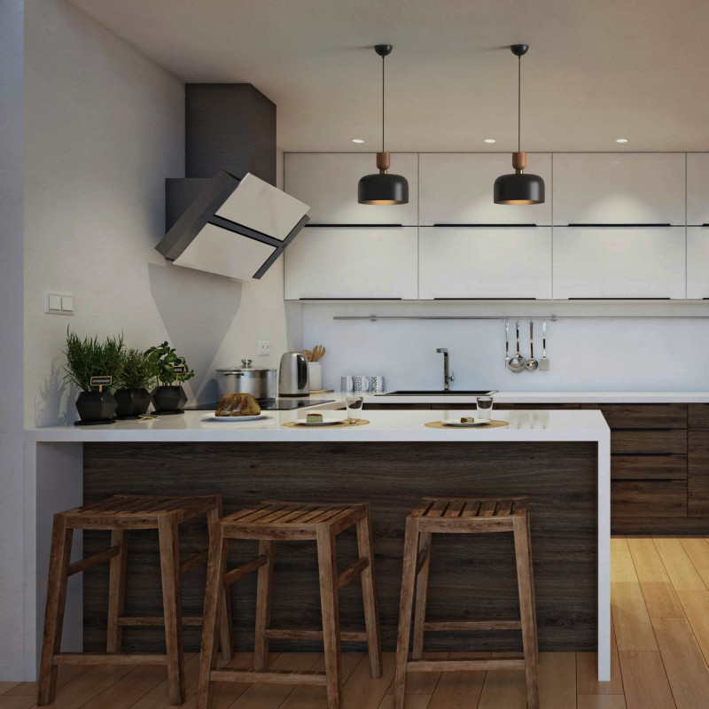 Nordic pendant lamp "Franz" - Metal - E27