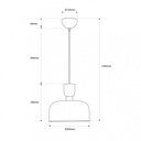 Nordic pendant lamp "Franz" - Metal - E27