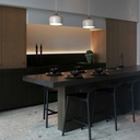 Nordic pendant lamp "Hollies" - Metal - E27