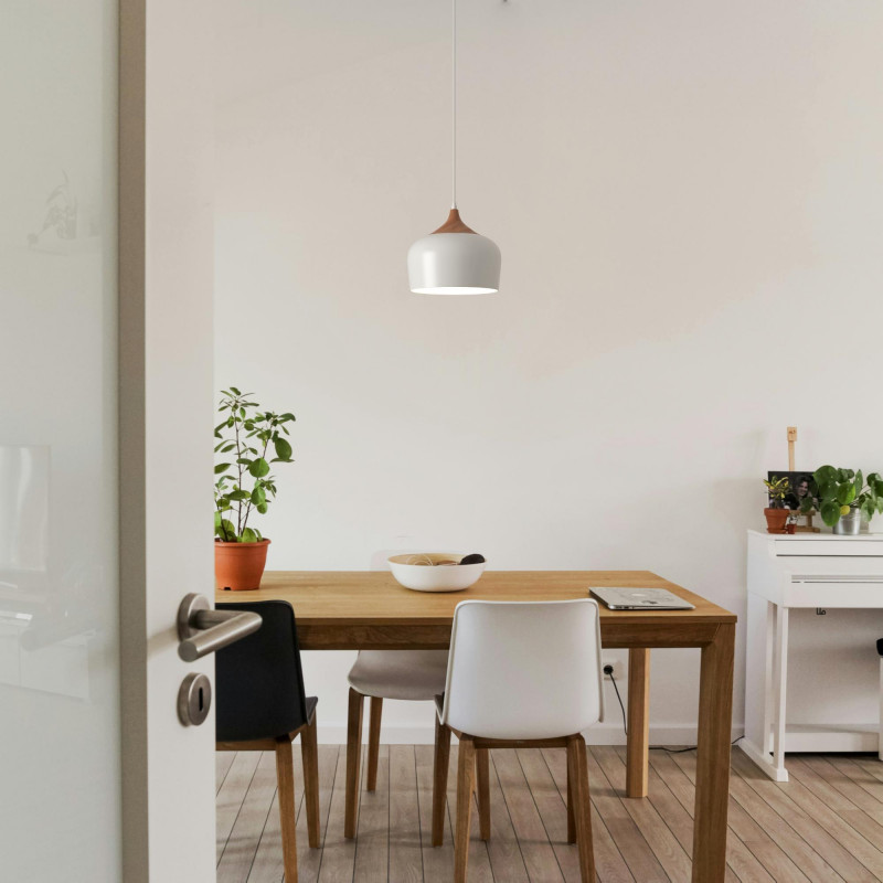 Nordic pendant lamp "Hollies" - Metal - E27