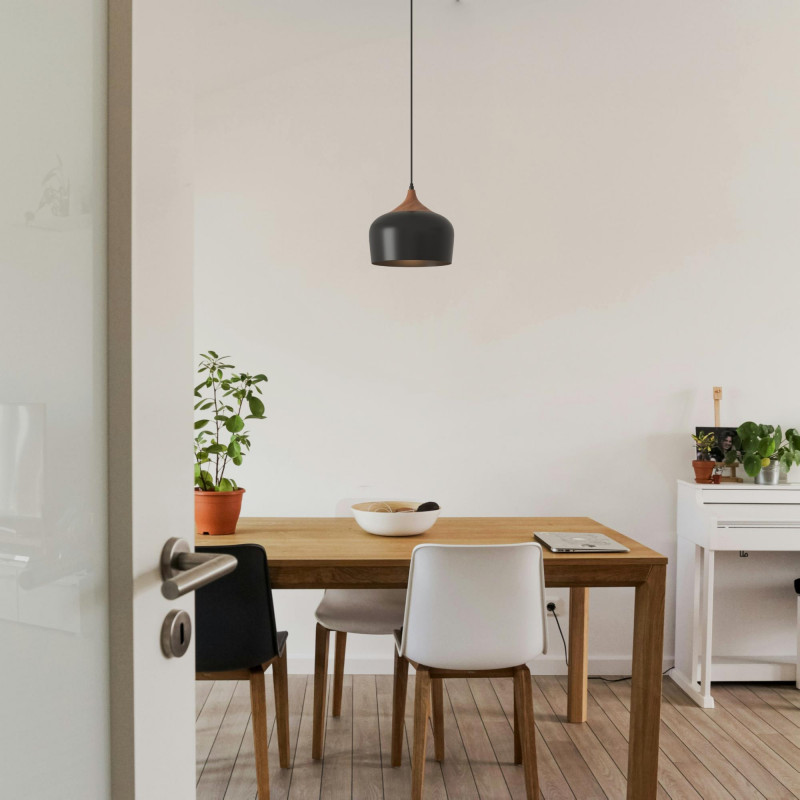 Nordic pendant lamp "Hollies" - Metal - E27