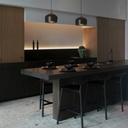 Nordic pendant lamp "Hollies" - Metal - E27