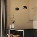 Nordic pendant lamp "Hollies" - Metal - E27