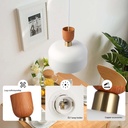 Nordic pendant lamp "Hollies" - Metal - E27
