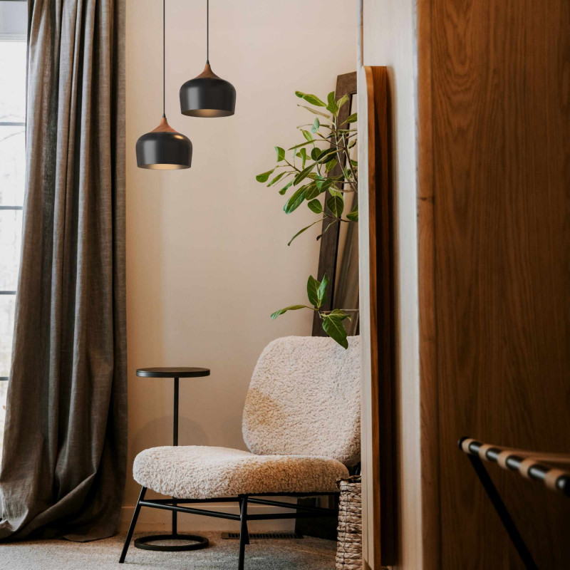 Nordic pendant lamp "Hollies" - Metal - E27