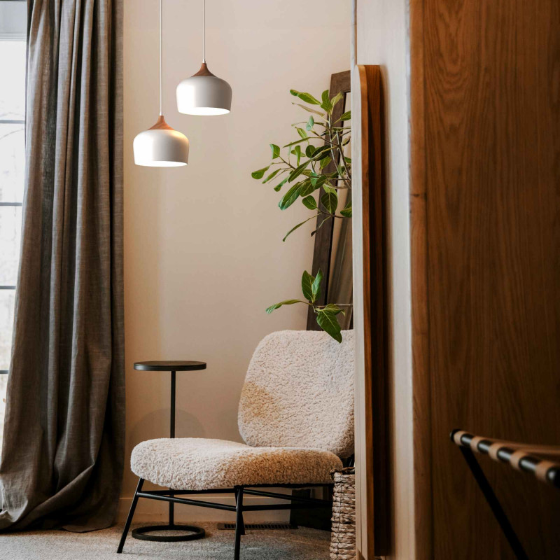 Nordic pendant lamp "Hollies" - Metal - E27