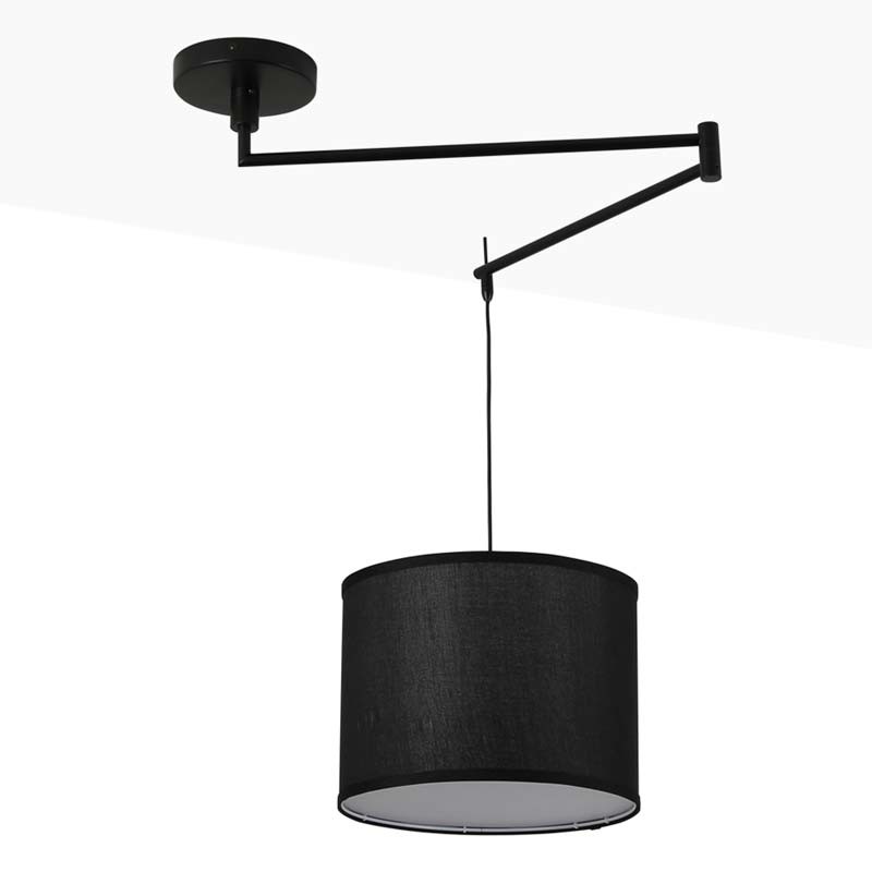 Neck" Articulated Ceiling Pendant Light E27 with Swivel Arm