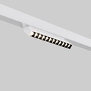 Adjustable linear spotlight for magnetic track 48V- 12W - 2800K - OSRAM Chip - UGR18 - White