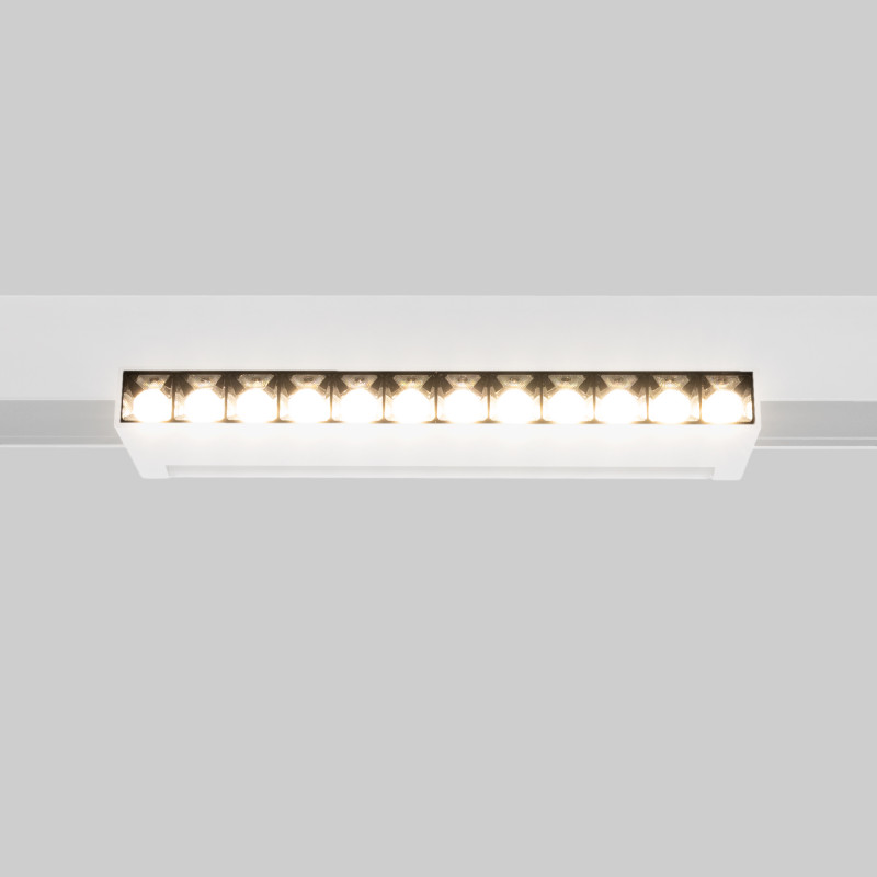 Adjustable linear spotlight for magnetic track 48V- 12W - 2800K - OSRAM Chip - UGR18 - White