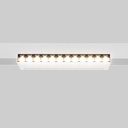 Adjustable linear spotlight for magnetic track 48V- 12W - 2800K - OSRAM Chip - UGR18 - White