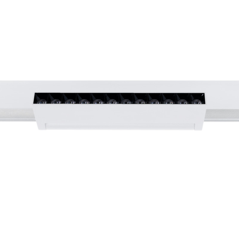 Adjustable linear spotlight for magnetic track 48V- 12W - 2800K - OSRAM Chip - UGR18 - White