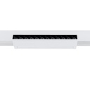 Adjustable linear spotlight for magnetic track 48V- 12W - 2800K - OSRAM Chip - UGR18 - White
