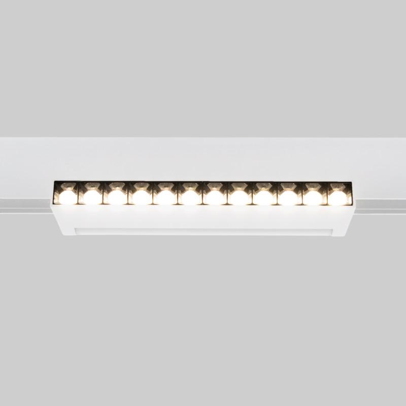 Adjustable linear spotlight for magnetic track 48V- 12W - 2800K - OSRAM Chip - UGR18 - White
