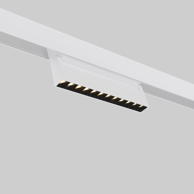 Adjustable linear spotlight for magnetic track 48V- 12W - 2800K - OSRAM Chip - UGR18 - White