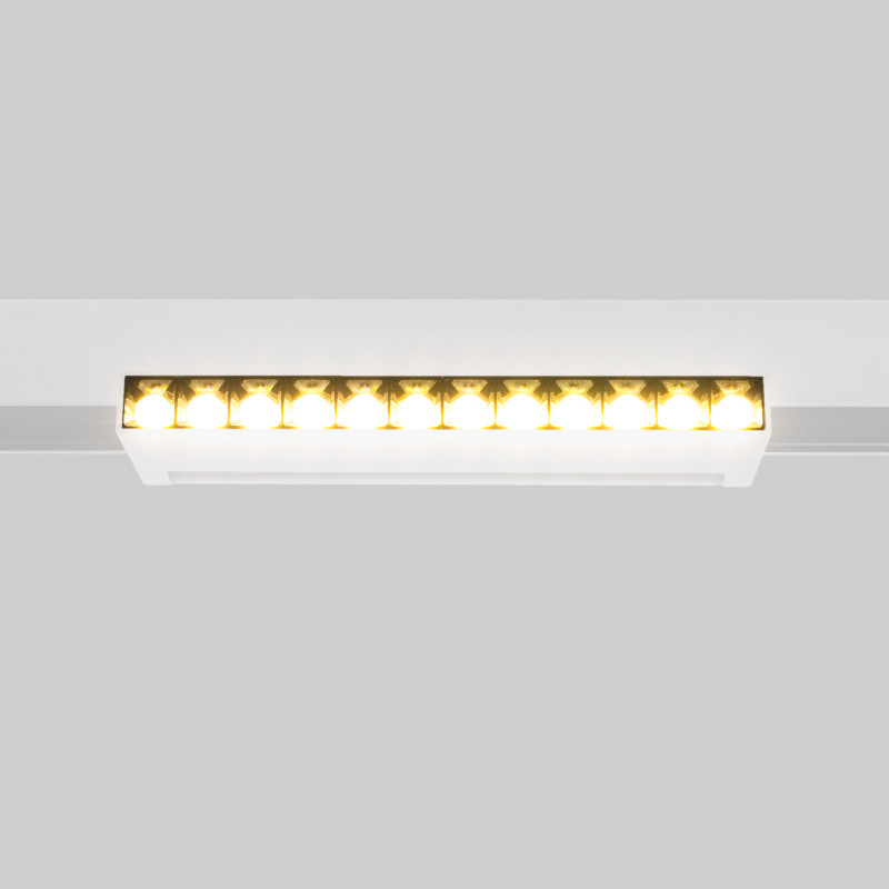 Adjustable linear spotlight for magnetic track 48V- 12W - 2800K - OSRAM Chip - UGR18 - White