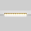 Adjustable linear spotlight for magnetic track 48V- 12W - 2800K - OSRAM Chip - UGR18 - White