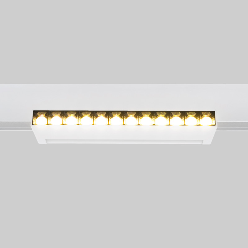 Adjustable linear spotlight for magnetic track 48V- 12W - 2800K - OSRAM Chip - UGR18 - White