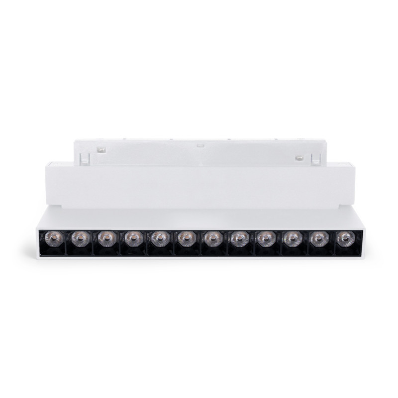 Adjustable linear spotlight for magnetic track 48V- 12W - 2800K - OSRAM Chip - UGR18 - White