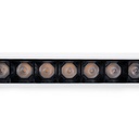 Adjustable linear spotlight for magnetic track 48V- 12W - 2800K - OSRAM Chip - UGR18 - White