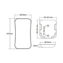 RGB/RGBW LED remote control - 4 zones - SK-R8 - Skydance