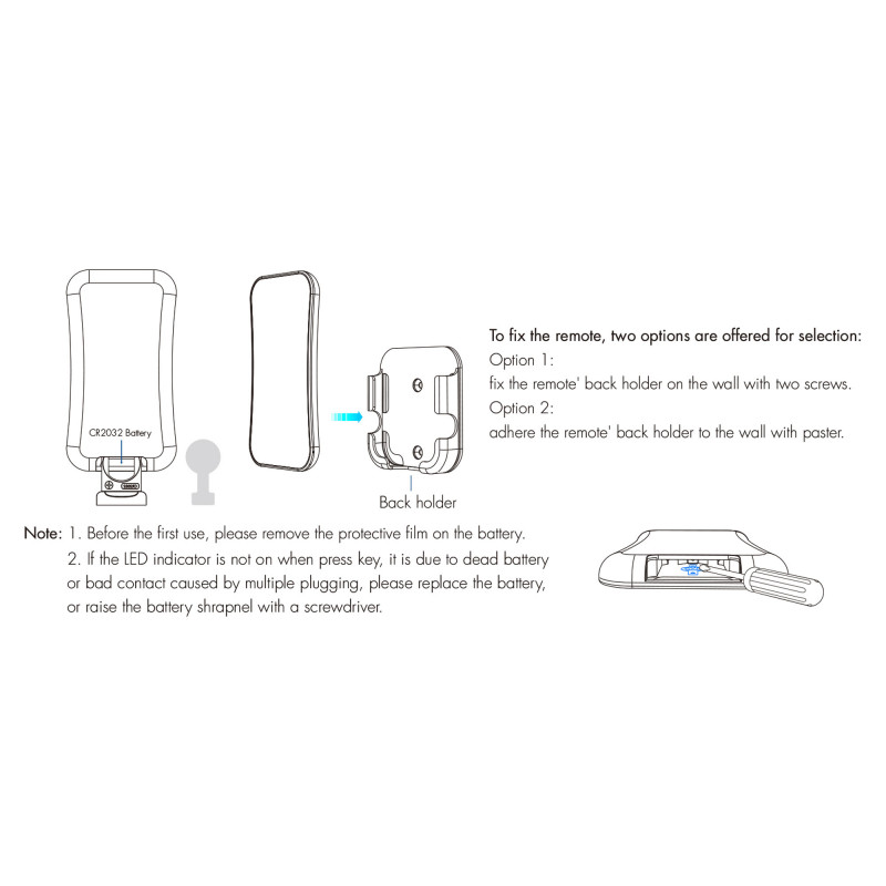 RGB LED remote control -1 zone - SK-RT15 - Skydance