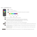 RGB / RGBW LED Remote control - 1 zone / 4 scenes - SK-RT4-N - Skydance
