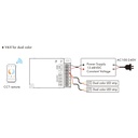 Single Color/ CCT/ RGB/ RGBW Controller - 12-48V DC - 4 channels - RF 2.4GHz - Skydance