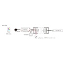 Single Color/CCT/RGB/RGBW/RGB+CCT Controller - 12-48V DC - 5 in 1 - RF 2.4GHz - PUSH dimmer - Skydance