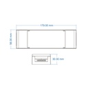 Single Color/CCT/RGB/RGBW/RGB+CCT Controller - 12-48V DC - 5 in 1 - RF 2.4GHz - PUSH dimmer - Skydance