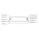 Single Color / CCT / RGB Controller 12-24V DC - 3 channels - 4A/channel - RF 2.4GHz - Skydance