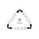 Single Color / CCT / RGB Controller 12-24V DC - 3 channels - 4A/channel - RF 2.4GHz - Skydance