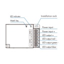 Single Color / CCT / RGB Controller - 12-36V DC - 3 channels - 10A/channel - RF 2.4GHz - Skydance
