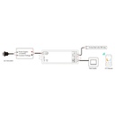 CCT Controller - 12-24V DC - 2 wires - 5A - RF 2.4GHz - PUSH dimmer - Skydance