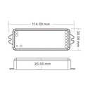 CCT Controller - 12-24V DC - 2 wires - 5A - RF 2.4GHz - PUSH dimmer - Skydance