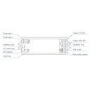 CCT Controller - 12-24V DC - 2 wires - 5A - RF 2.4GHz - PUSH dimmer - Skydance