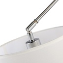 Cylindrical wall lamp with classic design and articulated design "ELBOW" E27
