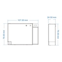 CCT Controller - 12-36V DC - 2 channels - 15A/channel - RF 2.4GHz - PUSH dimmer - Skydance