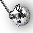 Cylindrical wall lamp with classic design and articulated design "ELBOW" E27