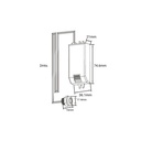 Switch with IR sensor for doors 220V AC - ON/OFF
