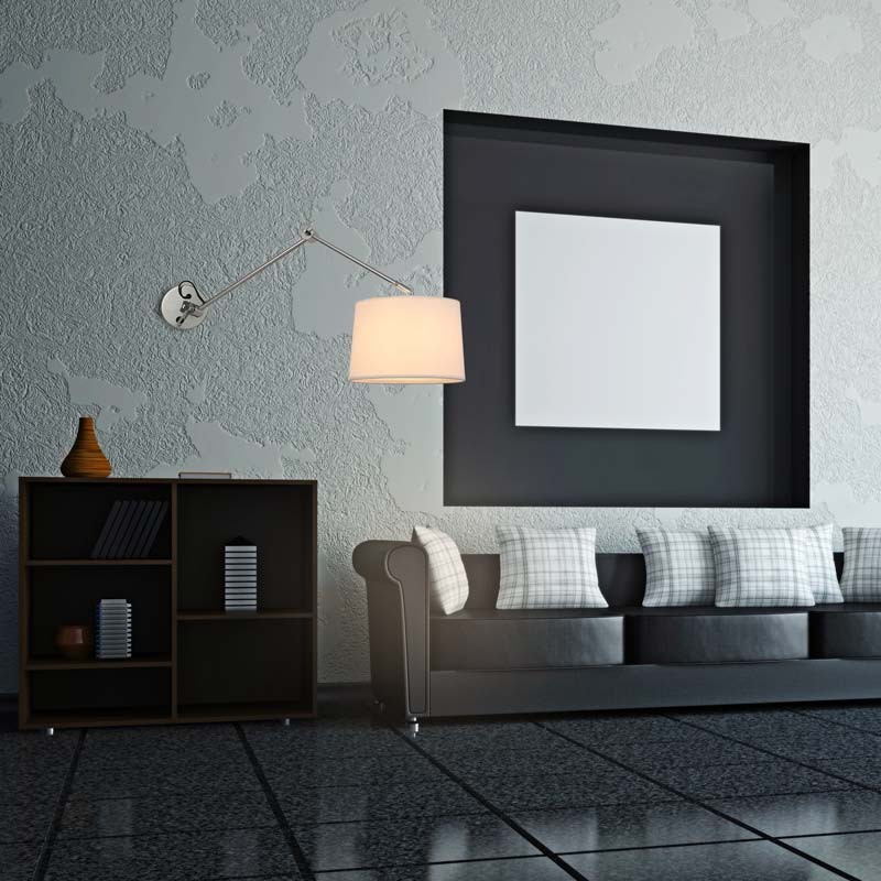 Cylindrical wall lamp with classic design and articulated design "ELBOW" E27