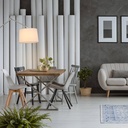 Cylindrical wall lamp with classic design and articulated design "ELBOW" E27