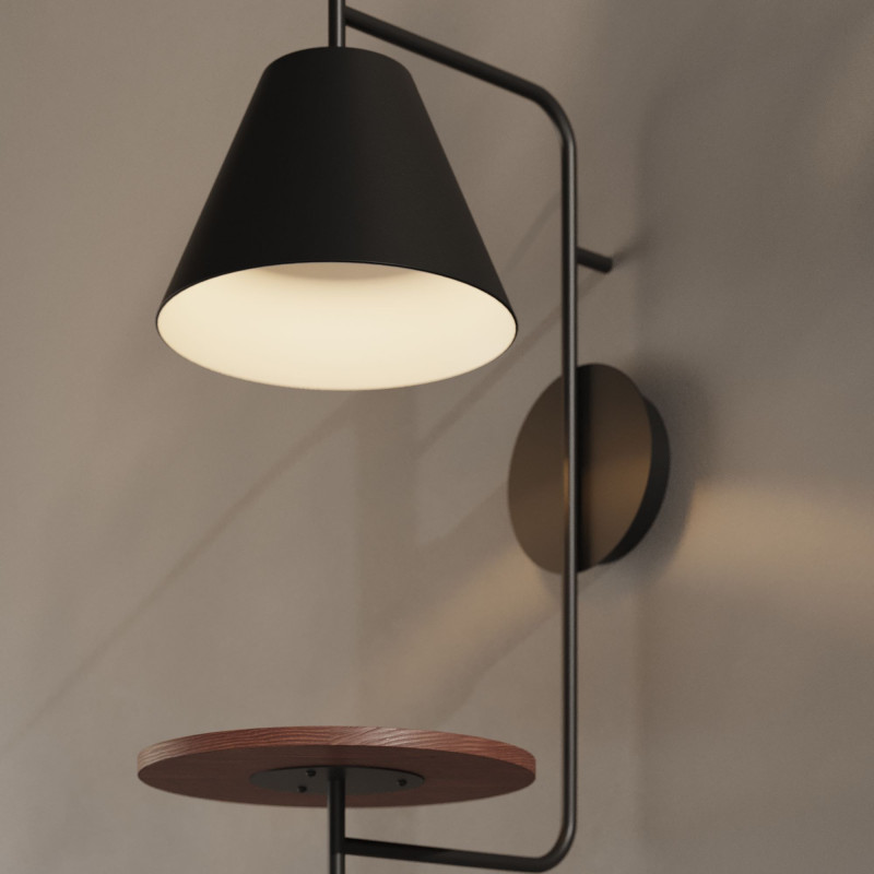 Wall light with shelf "Bilon" - E27