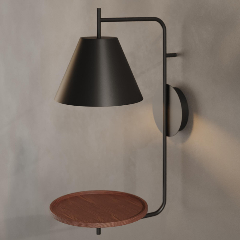 Wall light with shelf "Bilon" - E27