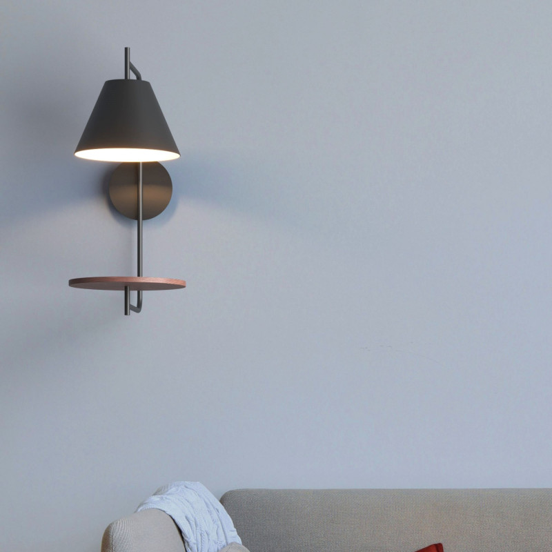 Wall light with shelf "Bilon" - E27